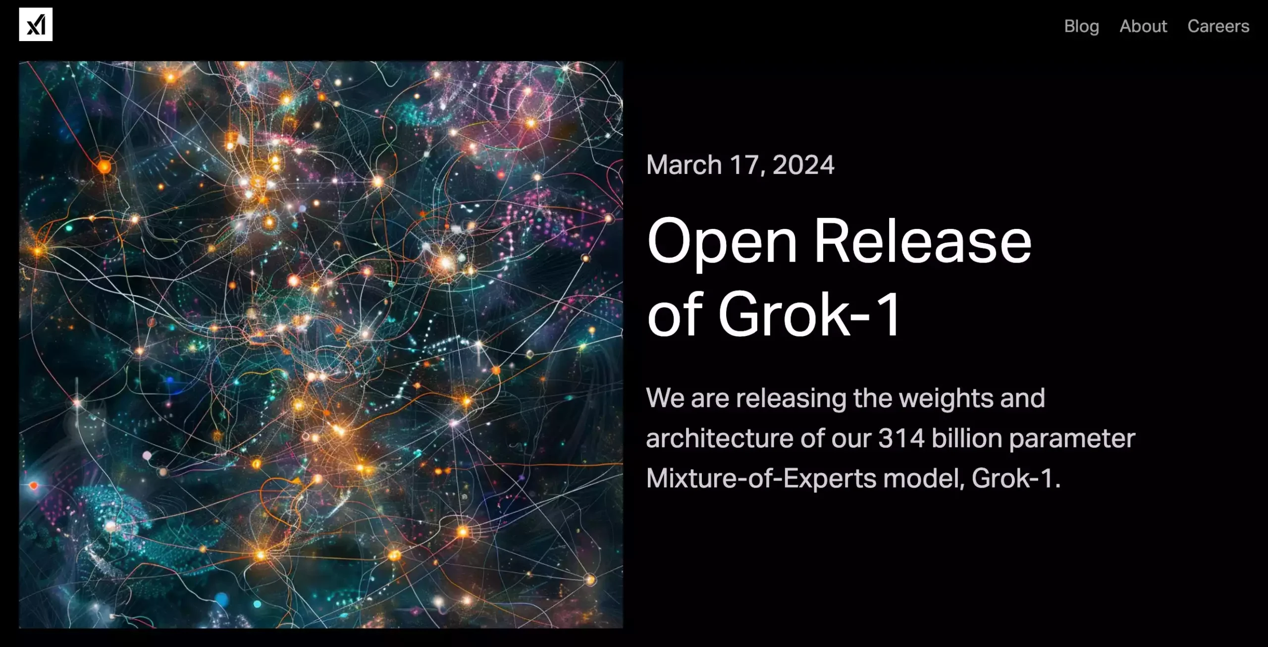 马斯克开源Grok-1：史上最大3140亿参数模型，权重架构全面公开，附最新下载地址